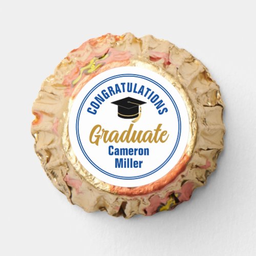 Blue Congratulations Graduate Custom 2024 Party Reeses Peanut Butter Cups