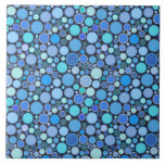 Blue Cool Bubbles Pattern Ceramic Tile at Zazzle