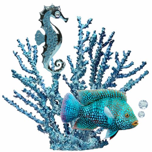 Blue Coral Reef Ornament