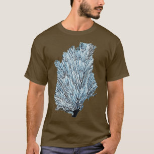 Blue corals watercolor painting T-Shirt