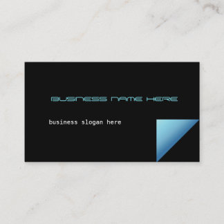 Blue Corner Modern Business Profile Card
