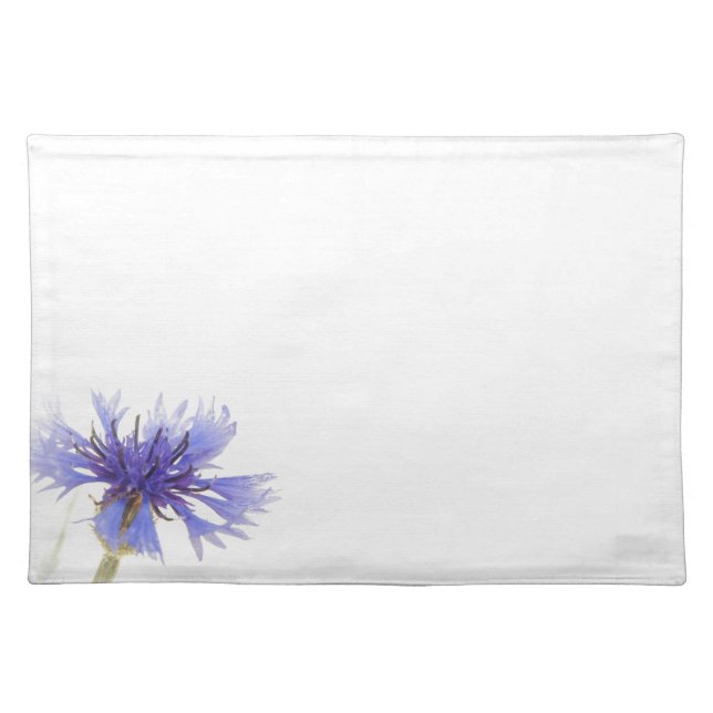 Blue Cornflower Photo - Cloth Placemat (Front)