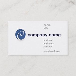 Blue Corporate Business Card
