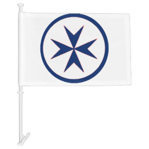 Blue Corsair Style Car Flag