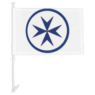 Blue Corsair Style Car Flag