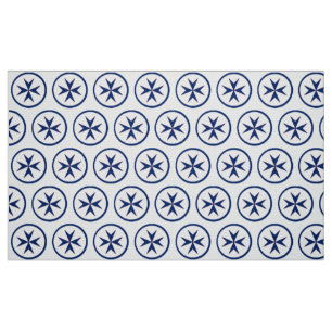 BLUE CORSAIR STYLE octagon cross Fabric