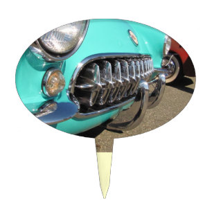Blue Corvette ~ Cake Topper
