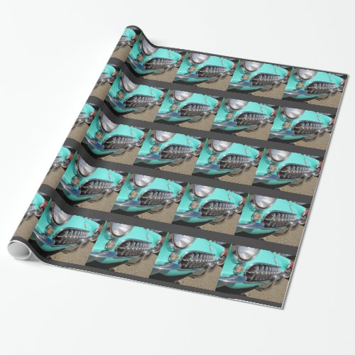 Blue Corvette  Wrapping paper