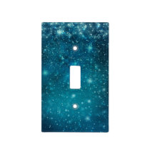 Blue Cosmic Spacey Starry Sky Light Switch Cover