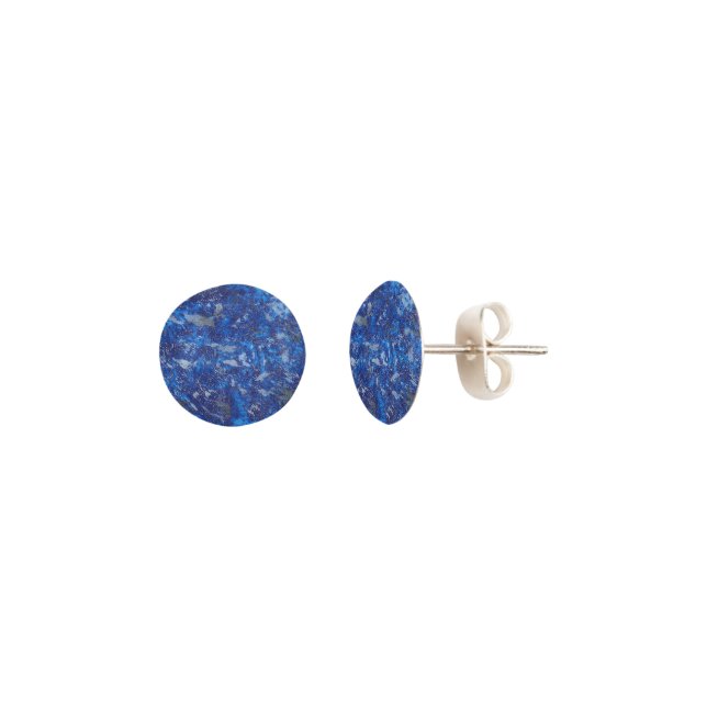 Blue Cosmos #2 Earrings (Angled)