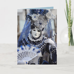 Blue Costume Card