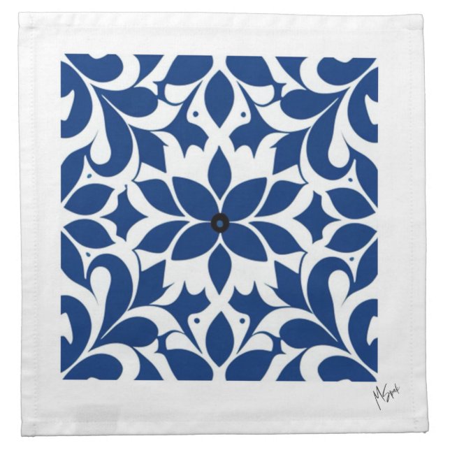 Blue Cottage Napkins (Front)