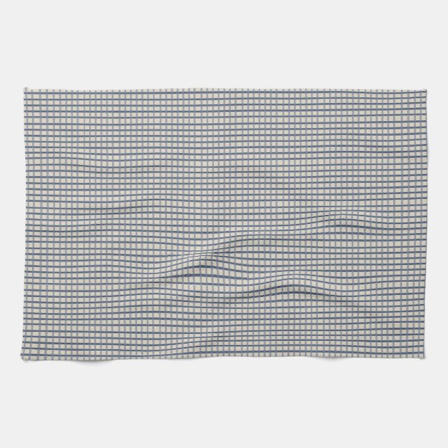 Blue Country Gingham Kitchen Towel (Horizontal)
