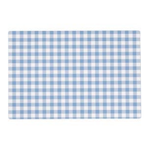 Blue Country Summer Picnic Gingham Placemat