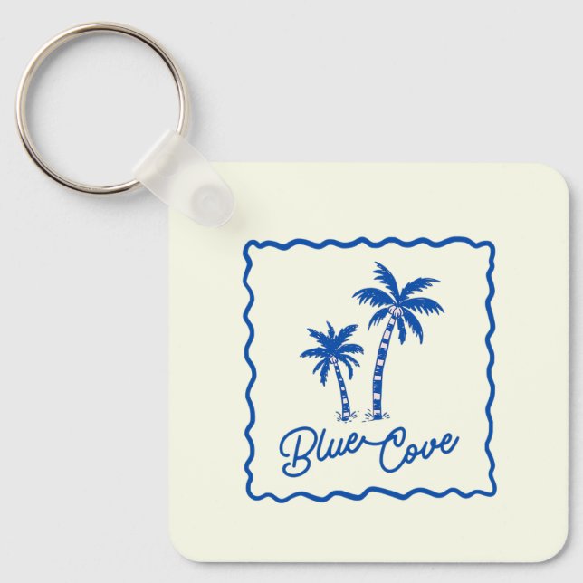 Blue Cove Keychain (Front)