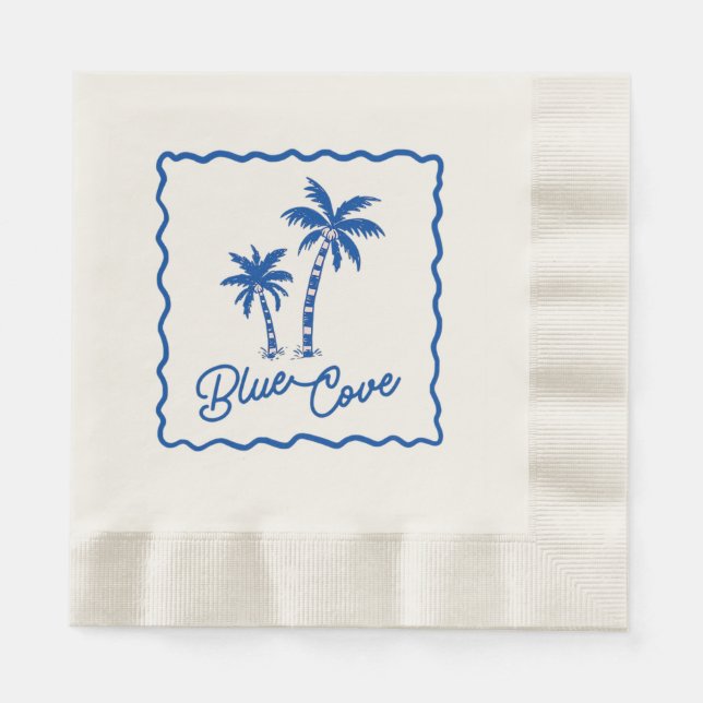 Blue Cove Napkins (Front)
