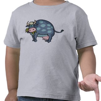 Cartoon Bull Shirt T Shirt | Blue Bull cartoon T Shirt | Bullshirt-T