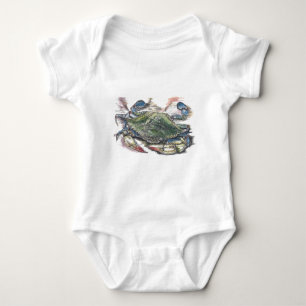 Blue Crab Baby Bodysuit
