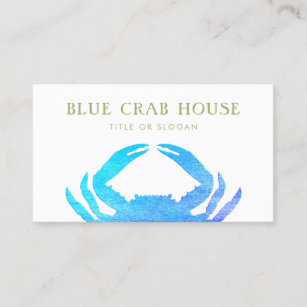 Blue Crab Business Card