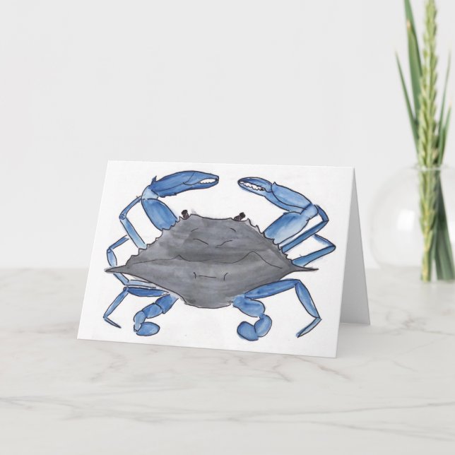 Blue Crab Card (Front)