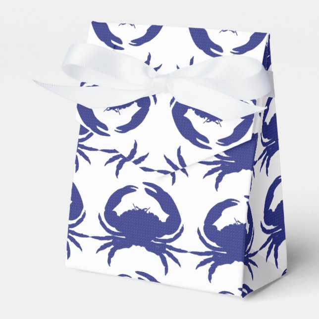 Blue Crab Celebrations Multi Styles Favor Boxes (Front Side)