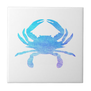 Blue Crab Ceramic Tile
