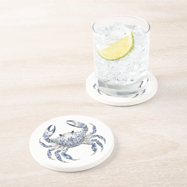 Blue Crab  Coaster (Side)