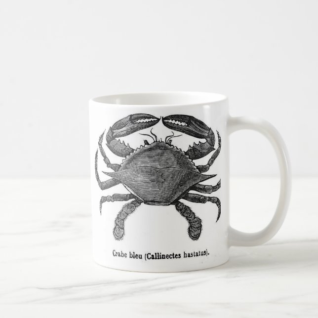 Blue Crab Coffee Mug (Right)