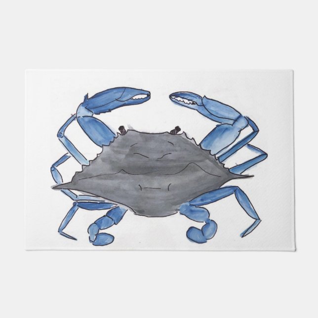 Blue Crab Doormat (Front)