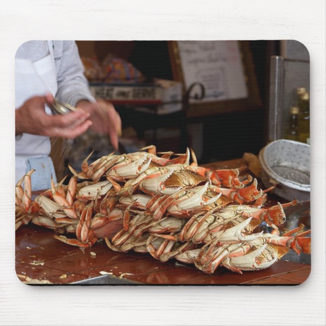 Blue Crab Feast Mouse Pad (Front)
