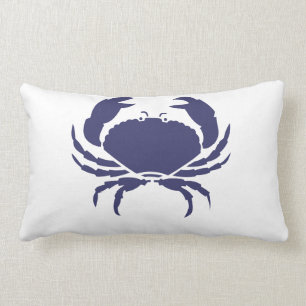 Blue Crab Lumbar Pillow