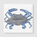 Blue Crab  Magnet<br><div class="desc">Blue Crabs are found throughout the coastal Atlantic. They feed on detritus and are prized for their tasty meat.</div>