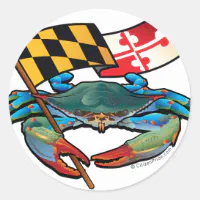 Baltimore Maryland Crab Orioles Ravens Colors Tshirt Gray