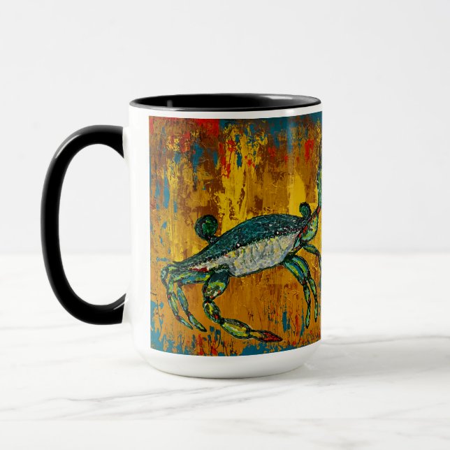 Blue Crab Mug (Left)