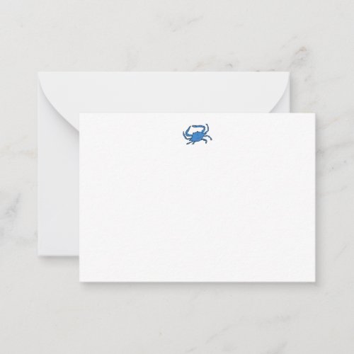 Blue Crab Note Card
