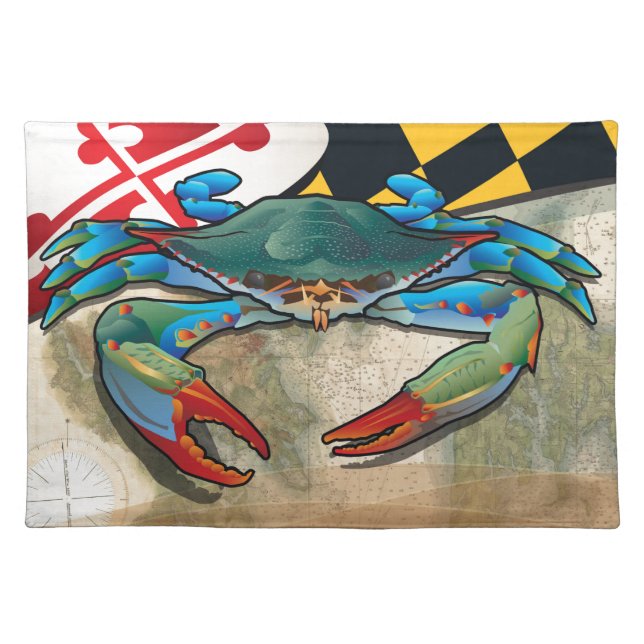 Blue Crab of Maryland Placemat (Front)