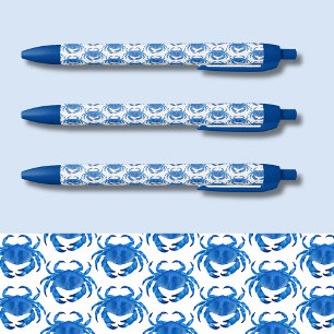Blue Crab pattern Pen