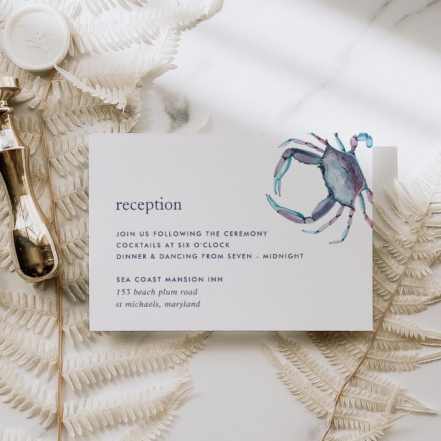 Blue Crab Reception Enclosure Card (Creator Uploaded)
