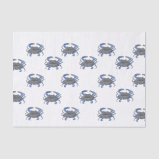 Blue Crab Repeating Tissue Paper