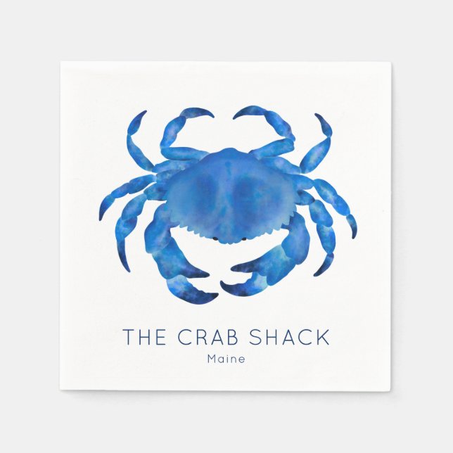 Blue Crab Seafood Restaurant Napkins (Front)