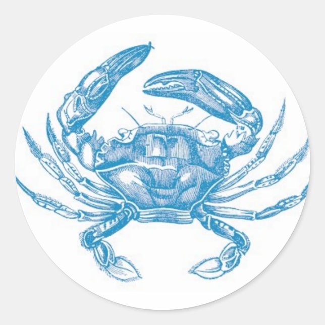 Blue Crab Sticker (Front)