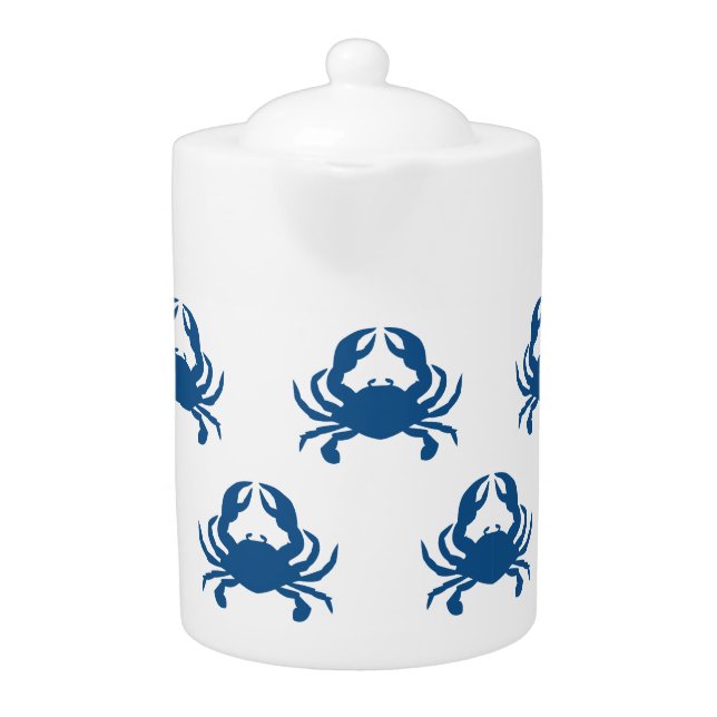 Blue Crab teapot (Front)