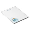 Blue Crab Watercolor Ocean Personalized Notepad | Zazzle