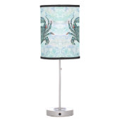 Blue Crabs Table Lamp (Back)