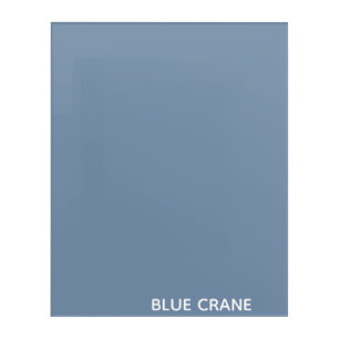 Blue Crane blue color name Acrylic Print