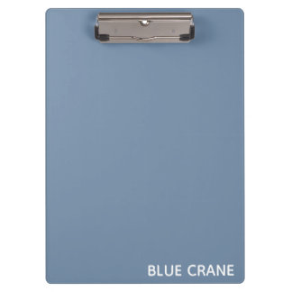 Blue Crane blue color name Clipboard