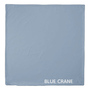 Blue Crane blue color name Duvet Cover