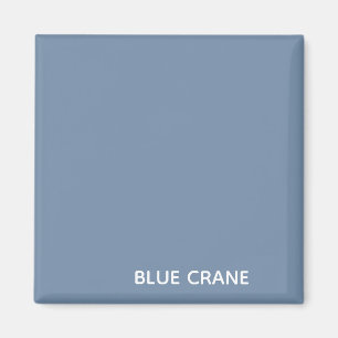 Blue Crane blue color name Magnet