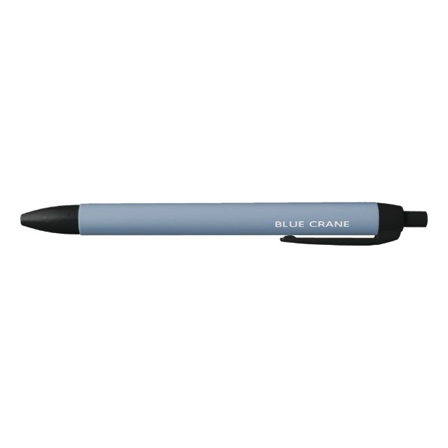 Blue Crane blue color name Pen (Bottom)