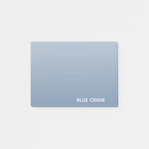 Blue Crane blue color name Post-it Notes